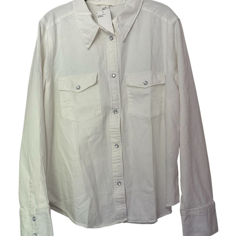 H&M Classic White Collared Shirt